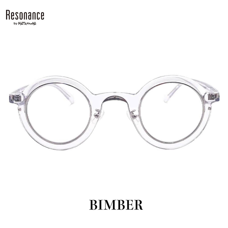 （Resonance・サングラスタイプ・C1：Silver）BIMBER / BRIDGE / FEST [クリアフレーム / レンズ交換可 / アセテート]