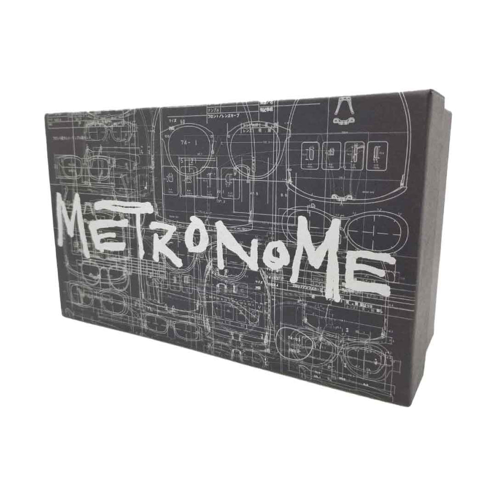 METRONOMEオリジナルフルセット（ケース＋セリート） [ BOX型 / 1枚用ハードケース / 眼鏡・サングラス用 / アクセサリーケース / 眼鏡拭き付き ]