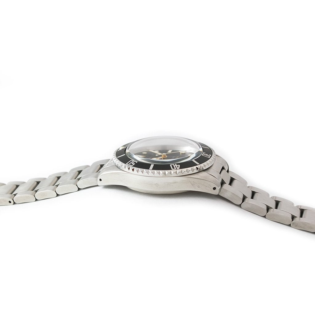 （Vague Watch Co.）GRY FAD -Depths Black- [ アンティーク腕時計 / 日本製の自動巻きムーブメント搭載 / ナイロンベルト付属 ]
