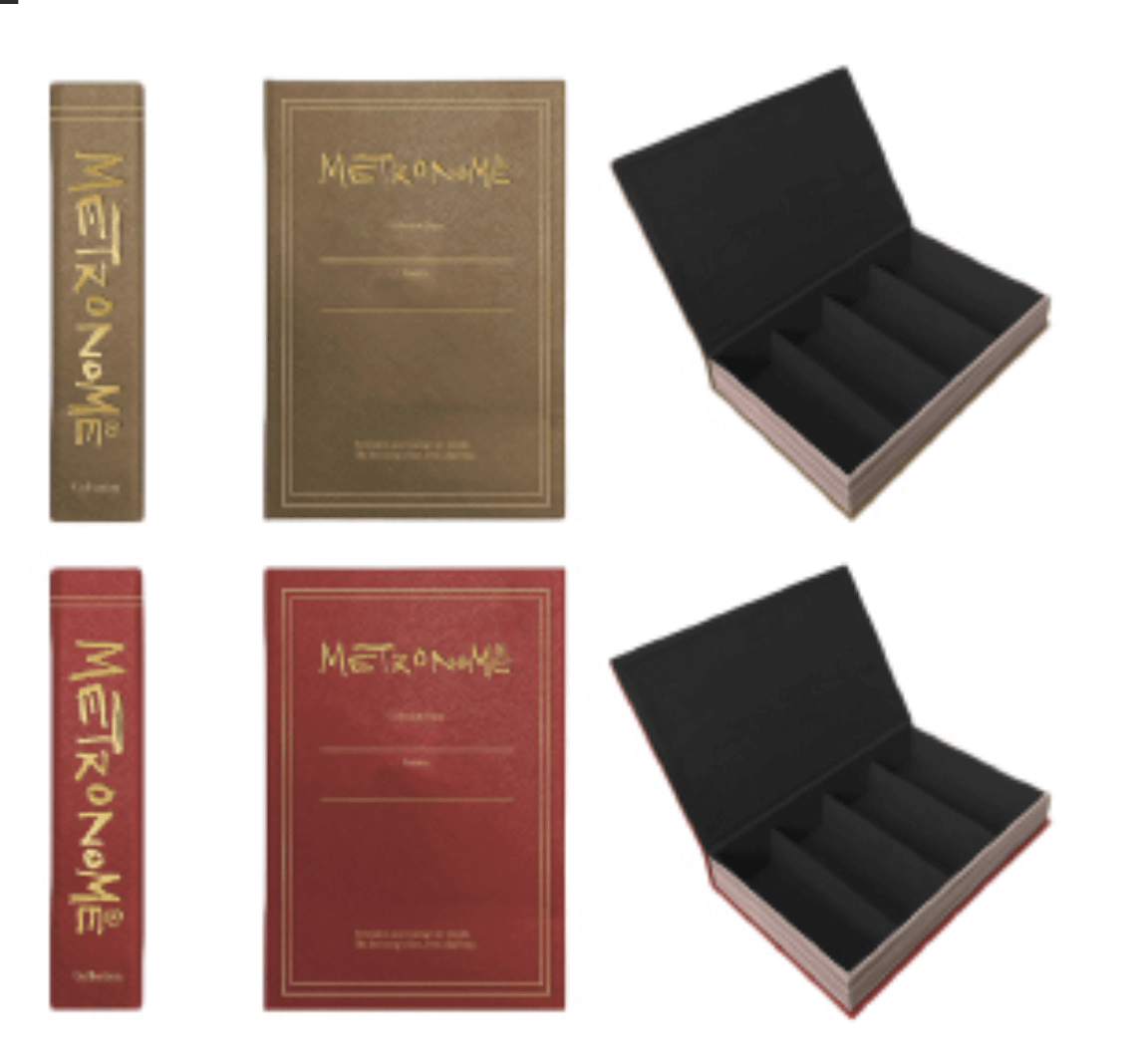 Dictionary Book Tray 【METRONOME】[ 4枚用収納ブック型眼鏡