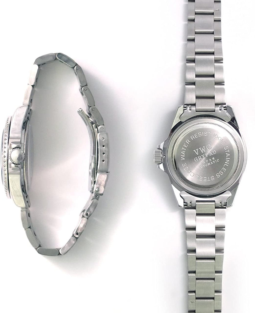 （Vague Watch Co.）GRY FAD -Depths Black- [ アンティーク腕時計 / 日本製の自動巻きムーブメント搭載 / ナイロンベルト付属 ]