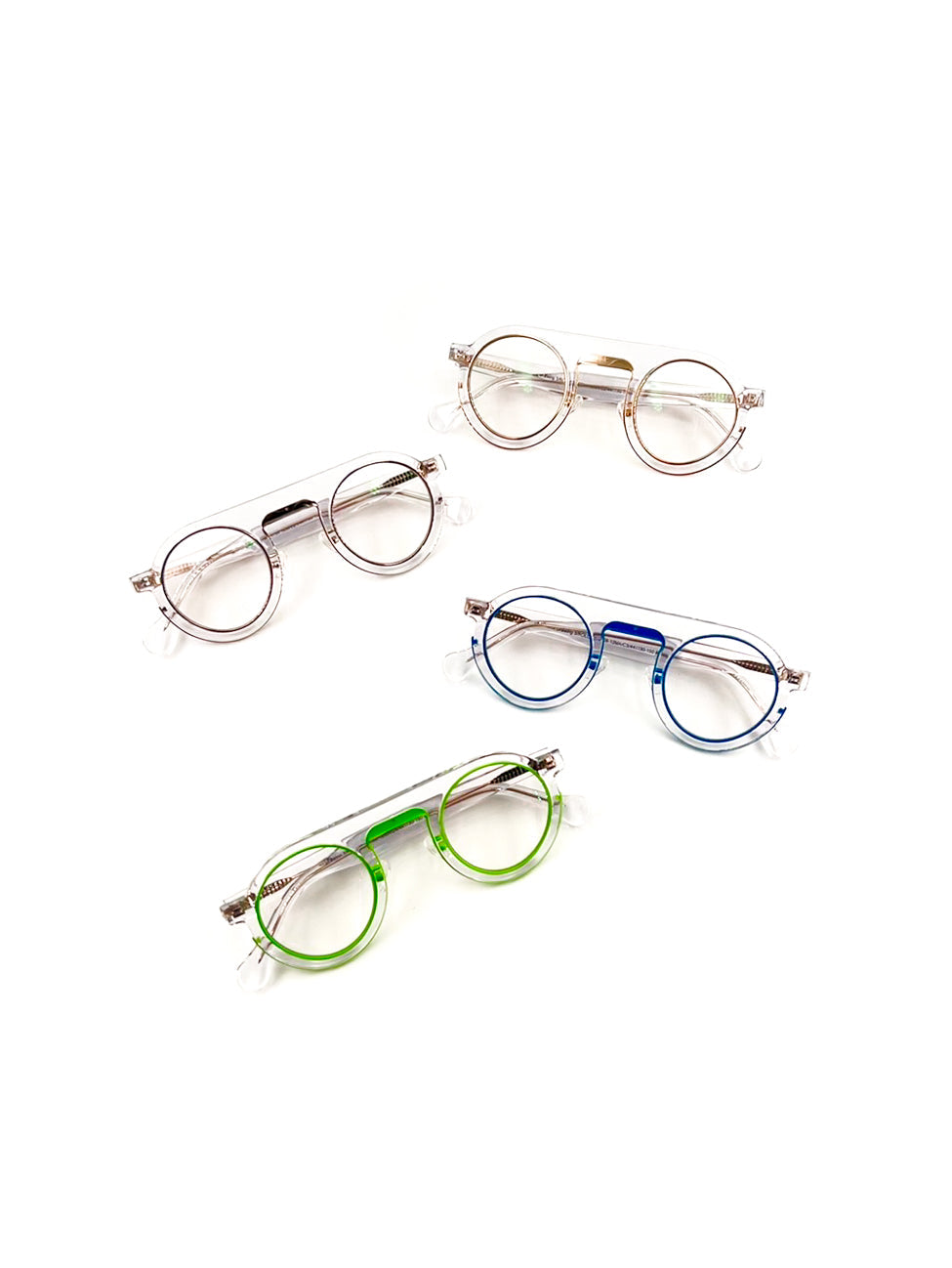 Resonance）ROLL [クリアフレーム / アセテート / 丸型レンズ