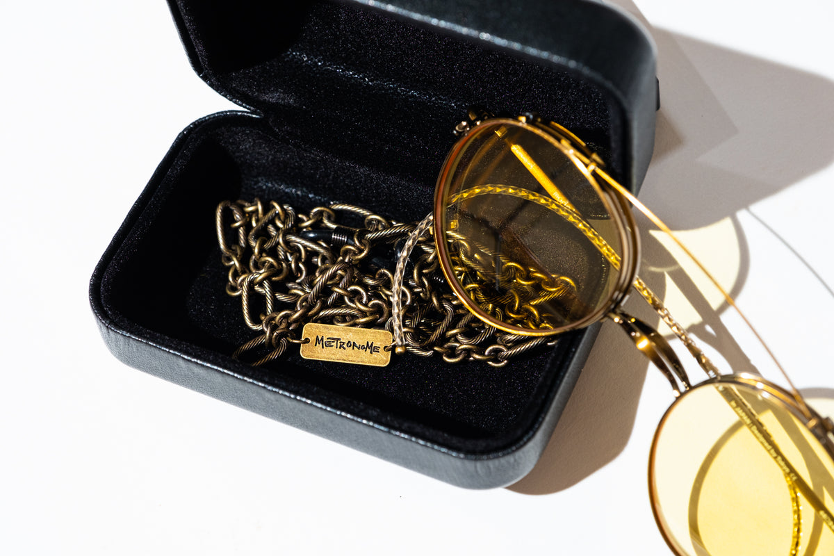 メガネ・サングラスコードではなく「チェーン」です。/METRONOME eyewear[メトロノーム アイウェア]【逆輸入サングラスブランド】