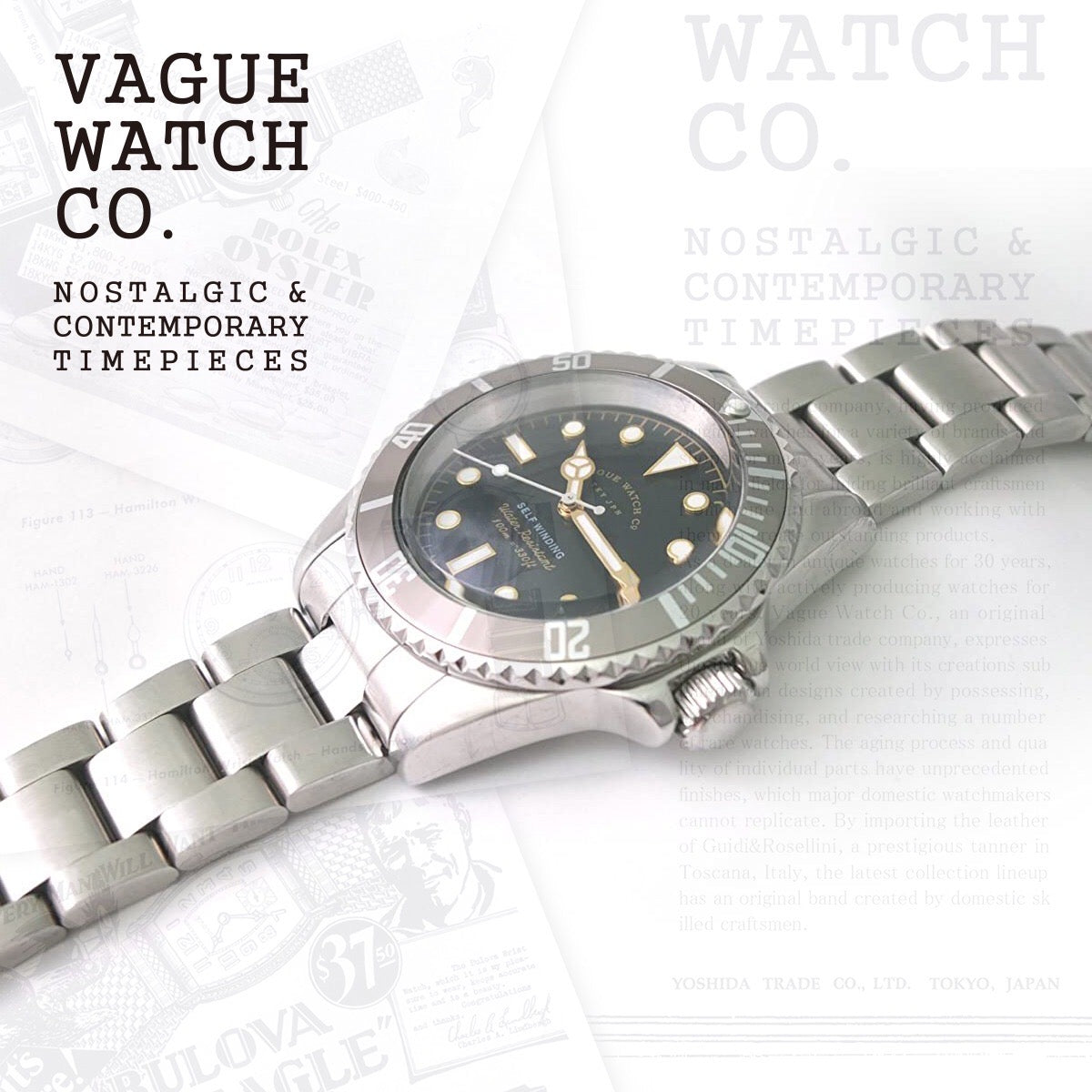 【2022年春必見】あらゆるシチュエーションに溶け込むアンティークな腕時計 I VAGUE WATCH CO.