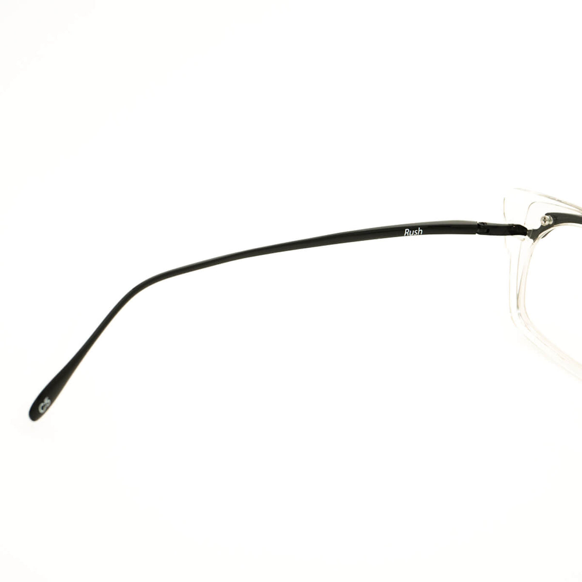 [Outlet Item] (METRONOME) Rush C5: Shiny BLACK × SMOKE CLEAR × CLEAR × Equipped with non-prescription photochromic lenses [ Lens exchangeable / Titanium ]