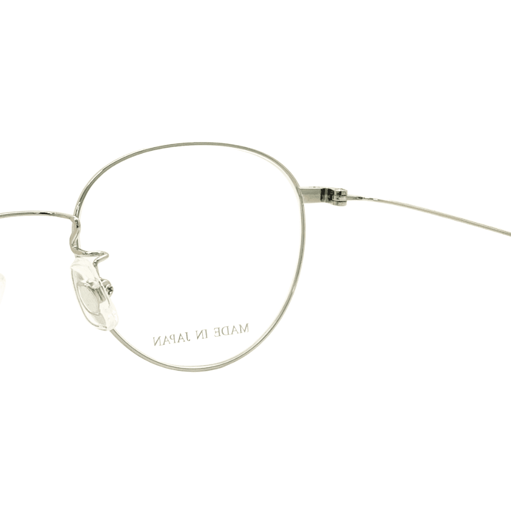 Haku-01 - ハク シルバー  [金沢眼鏡 / チタン製眼鏡 / 鯖江 / レンズ交換対応 ]