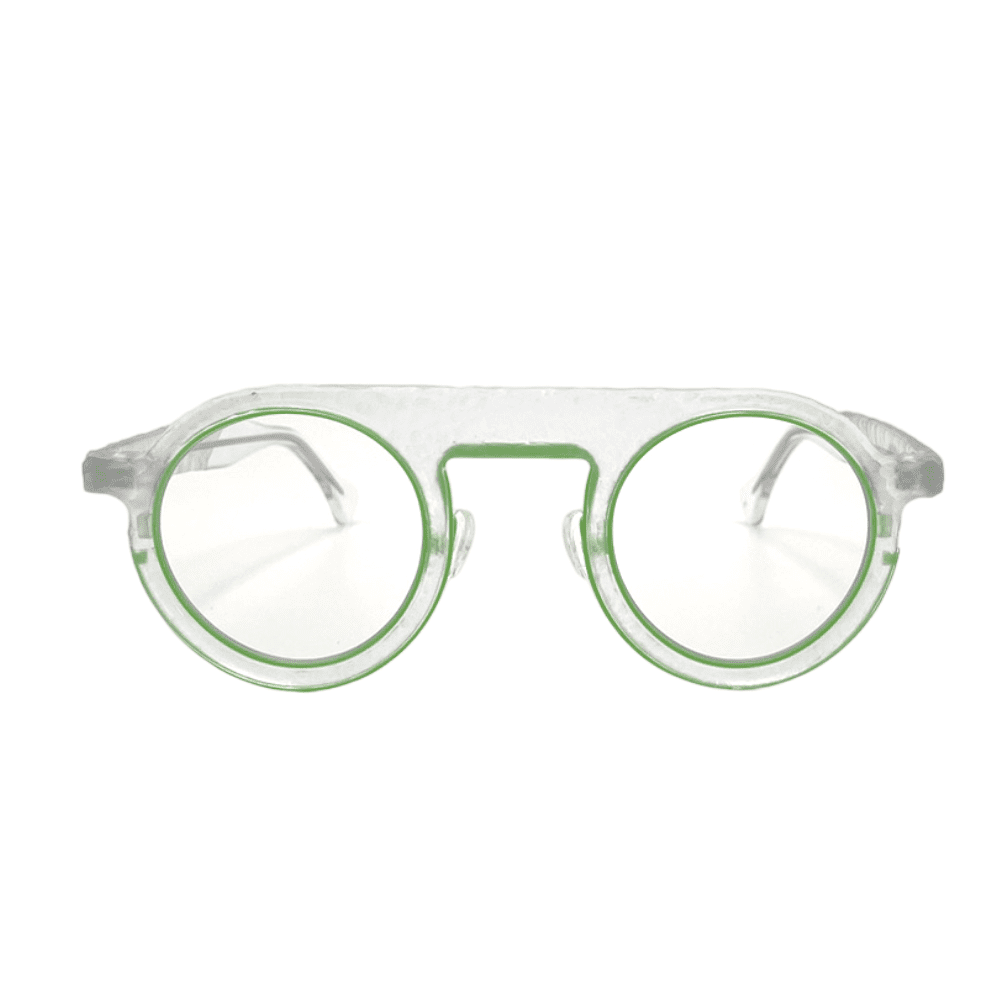 Resonance）ROLL [表面化石加工版 / クリアフレーム / アセテート