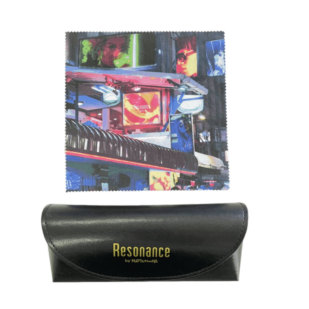 【アウトレット品】（Resonance）BIMBER [ ラウンド型 / クリアフレーム / アセテート / レンズ交換可 ]
