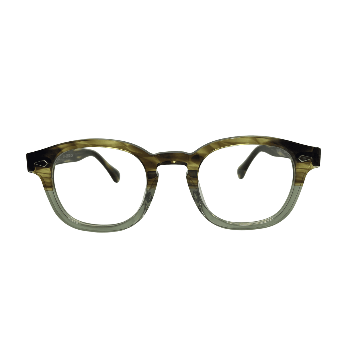 【アウトレット品】（EINKLÄIR）EK2510 C5：2TONE BROWN [ ボストンウェリントン / 厚リム / レンズ交換可 ]