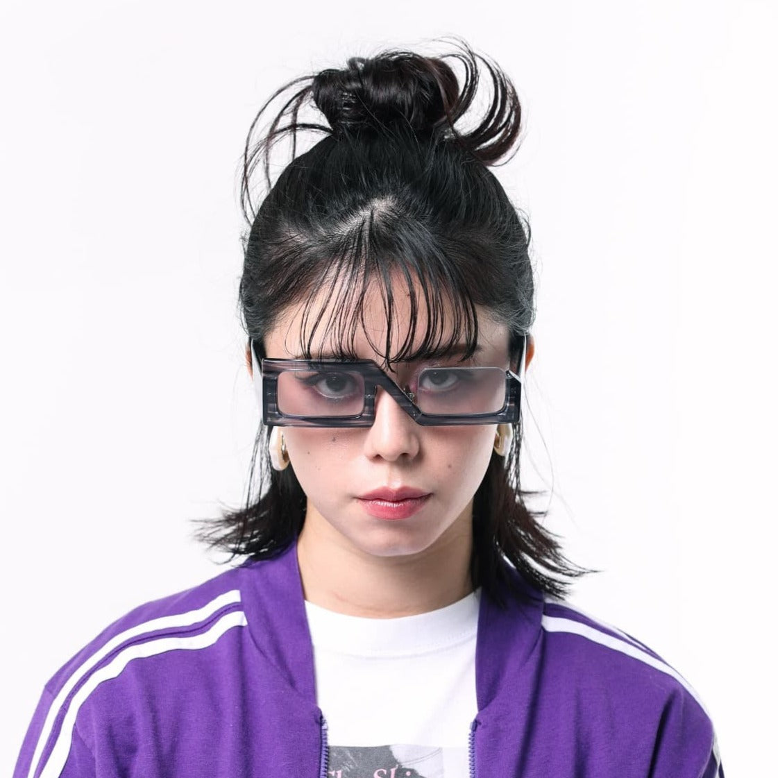 【アウトレット品】（Resonance）NEJU [ アシンメトリー / アセテート・チタン / レンズ交換可 ]