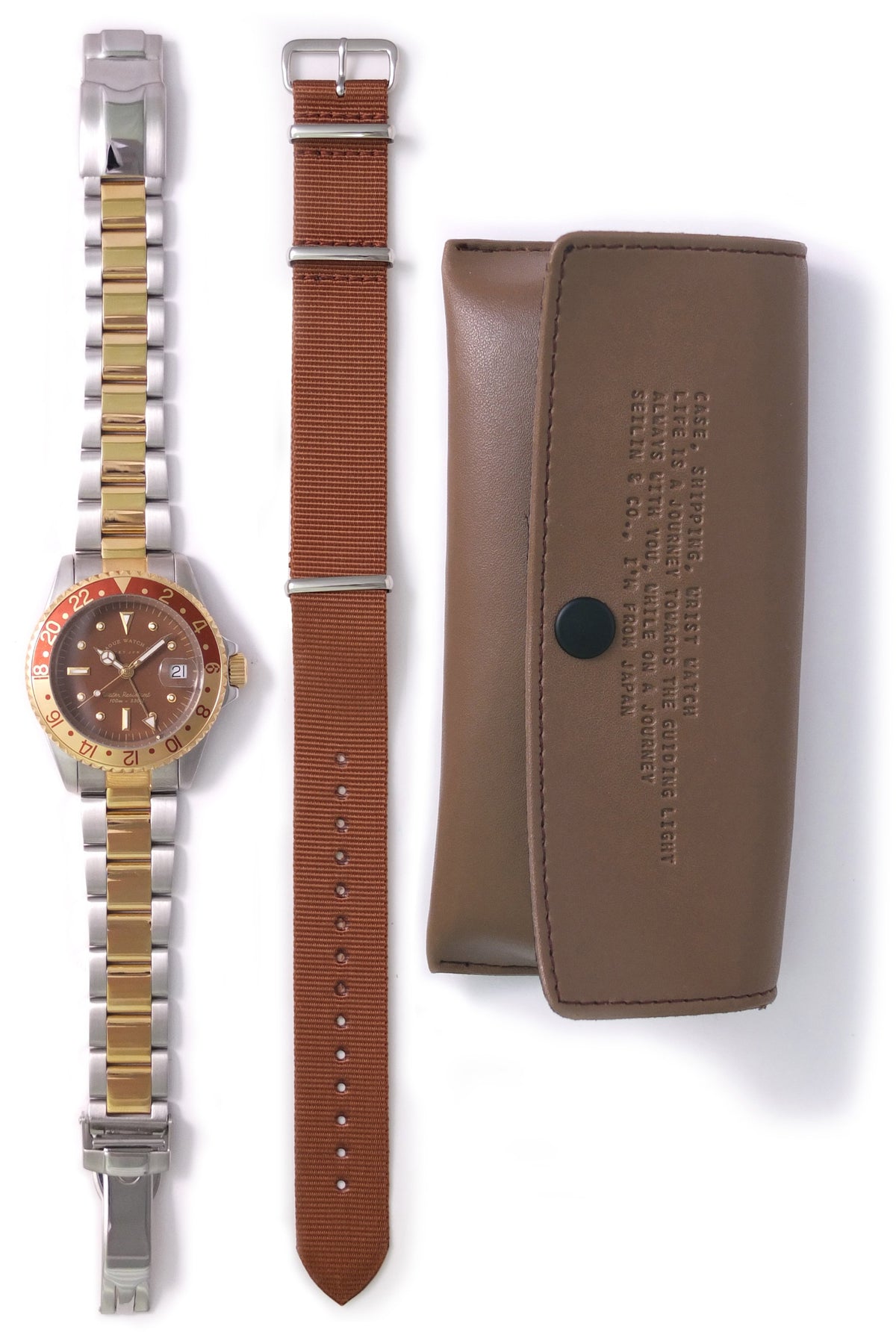 (Vague Watch Co.) BRWN GMT [앤틱 시계]