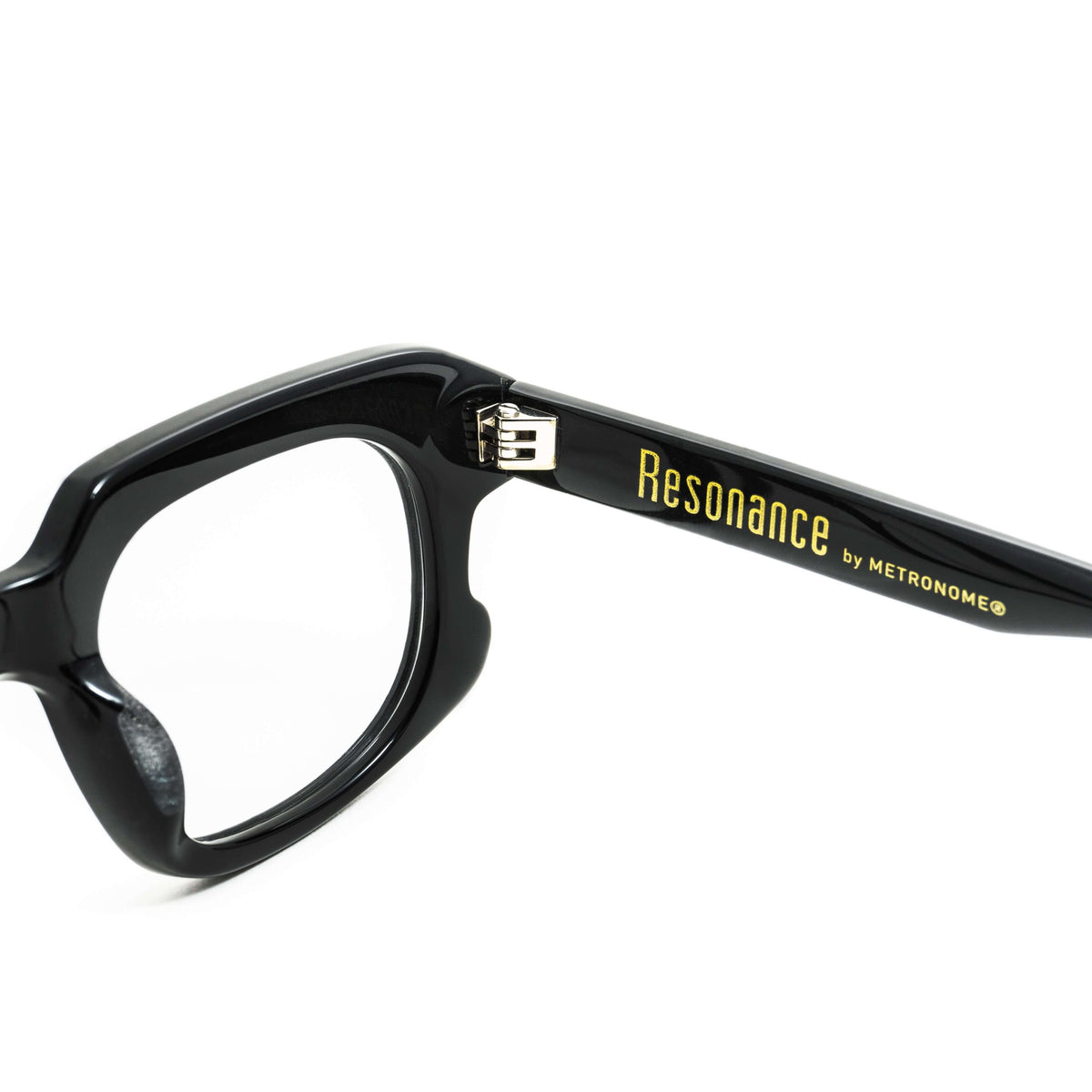 【アウトレット品】（Resonance）MINX C3：MAT CLEAR × BLUE [ ウェリントン型 / クリップオンサングラス / アセテート / レンズ交換可 ]