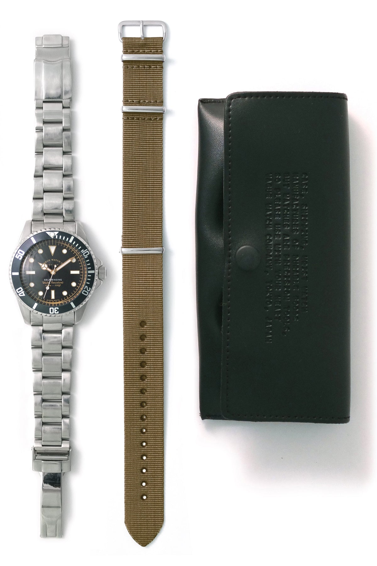 (Vague Watch Co.) GRY FAD -Depths Black-