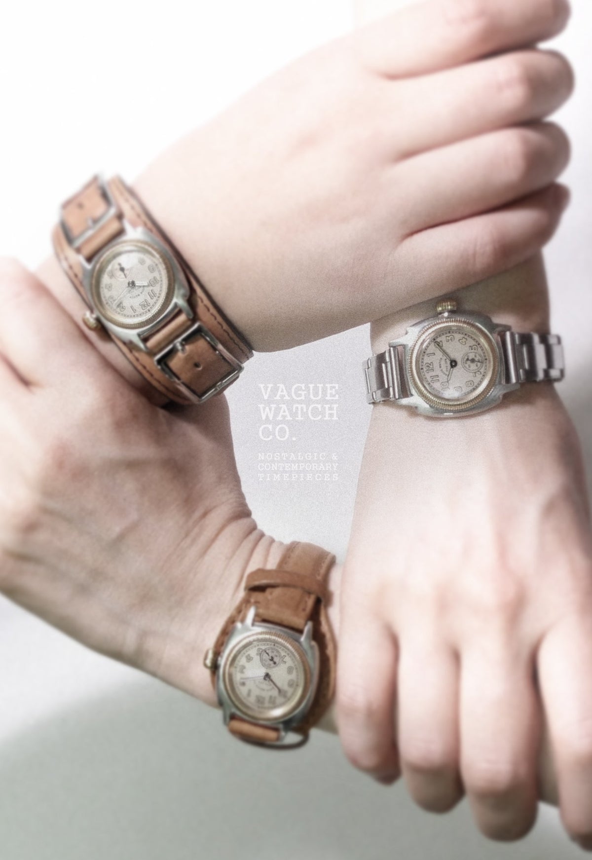 (Vague Watch Co.) Coussin Early Stainless Belt [ 골동품 시계 / 스테인리스 벨트 ]
