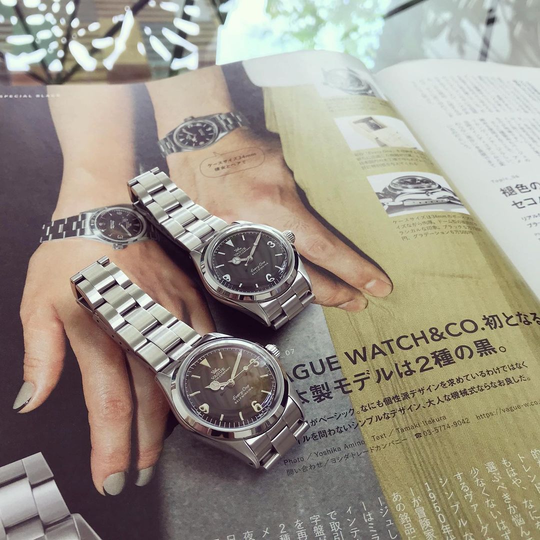 Vague Watch Co.）Every-One [ アンティーク腕時計 / 日本製