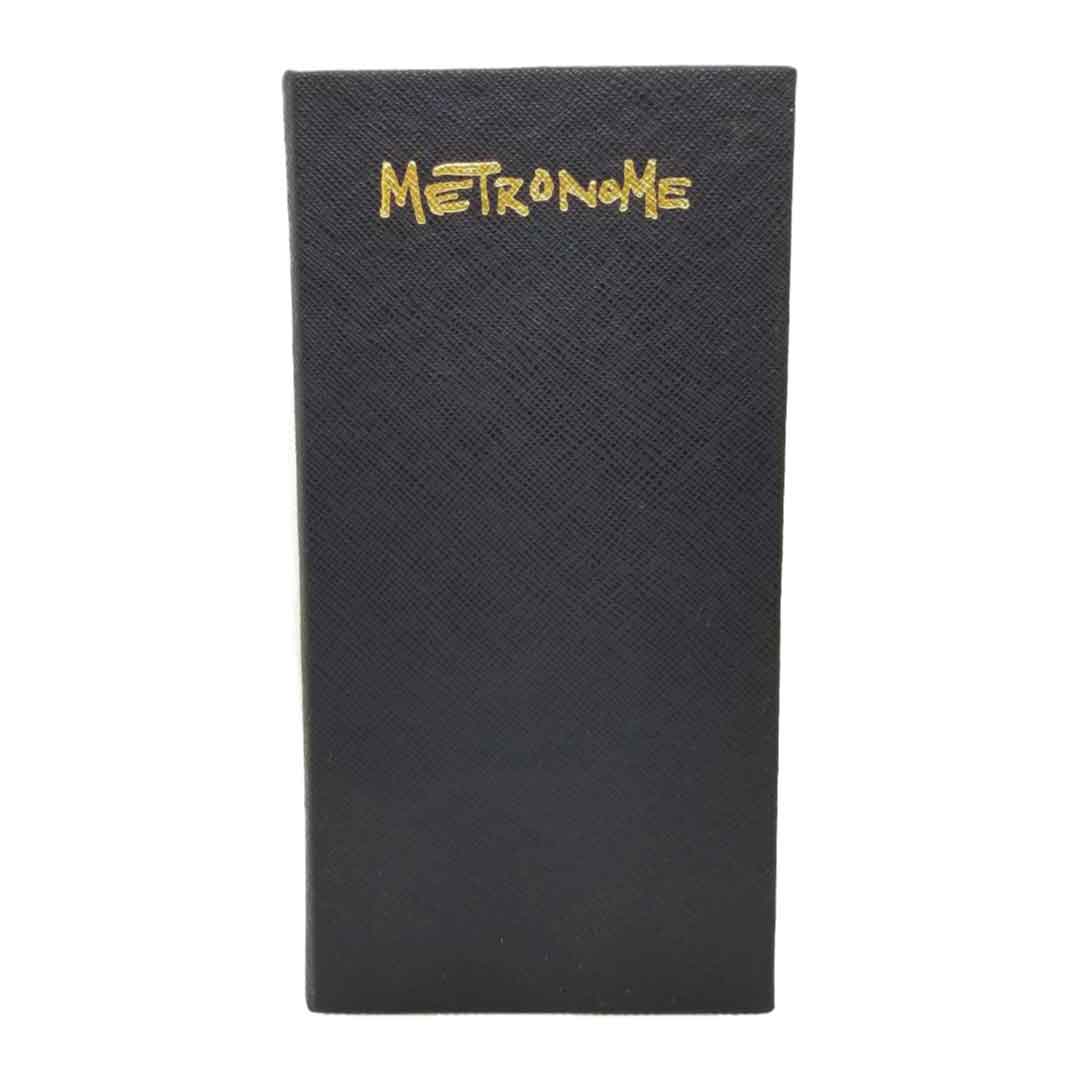 METRONOME Original Case (Full Set: Case + Cleaning Cloth) — Box-type Hard Case for Eyeglasses & Sunglasses