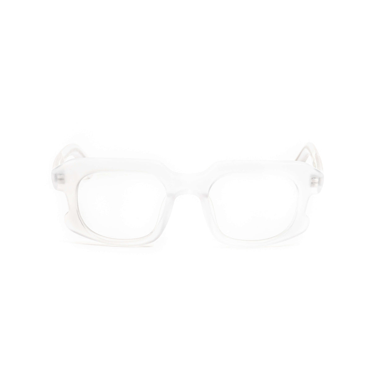 【アウトレット品】（Resonance）MINX C3：MAT CLEAR × BLUE [ ウェリントン型 / クリップオンサングラス / アセテート / レンズ交換可 ]