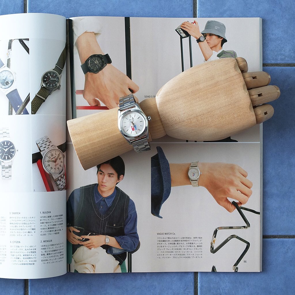 (Vague Watch Co.) Vabble [ 골동품 시계 / 방수 성능을 가진 자동 감기 시계 / 스테인리스 ]