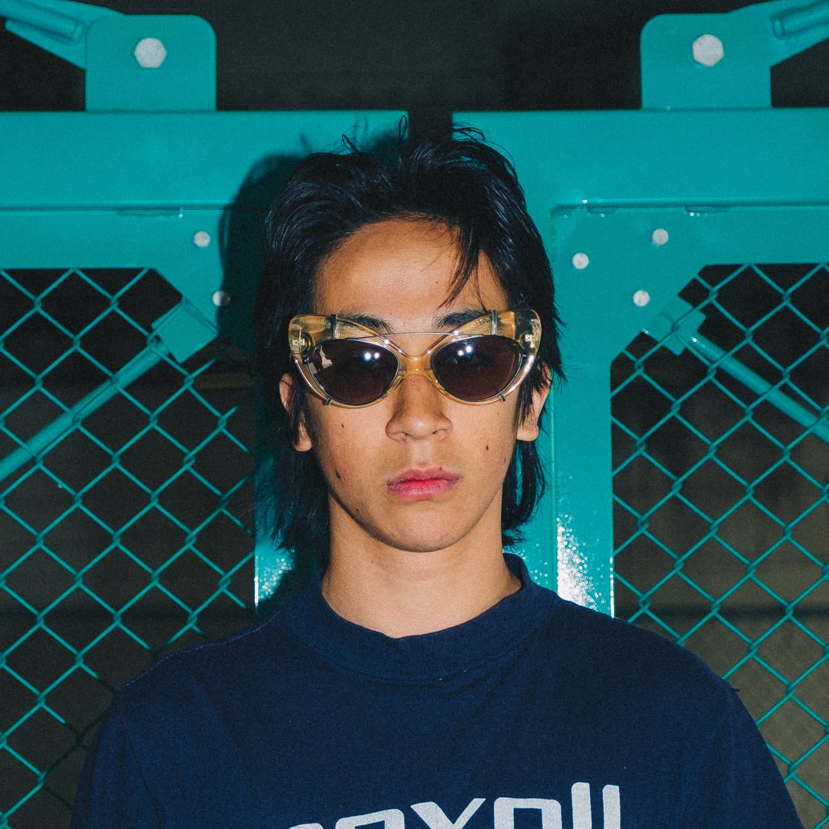 (Resonance) GRIEF [Acetate / Clip-on Sunglasses / Fox Pattern]
