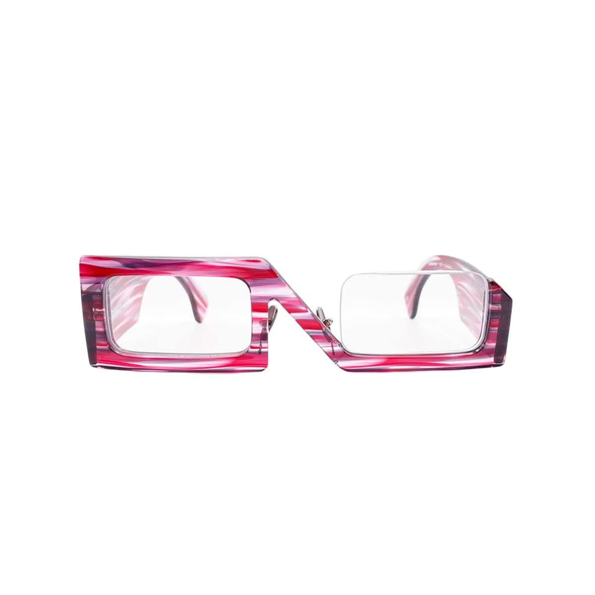 【アウトレット品】（Resonance）NEJU [ アシンメトリー / アセテート・チタン / レンズ交換可 ]