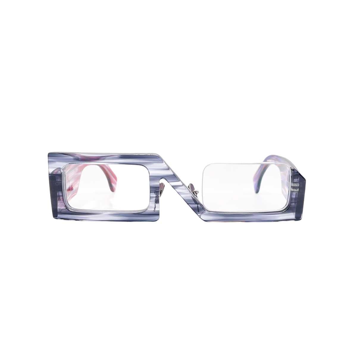 【アウトレット品】（Resonance）NEJU [ アシンメトリー / アセテート・チタン / レンズ交換可 ]