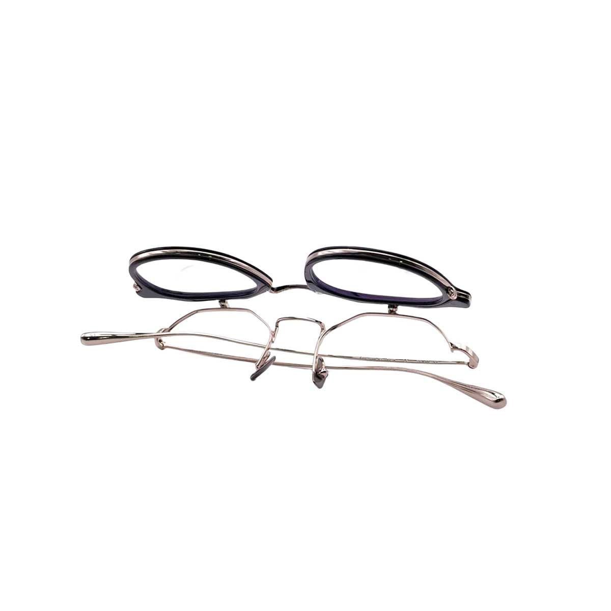 【アウトレット品】（TRAD）Rue C3：Half Green × Gold [ クラウンパント型 / 跳ね上げレンズ / チタン / レンズ交換可 ]