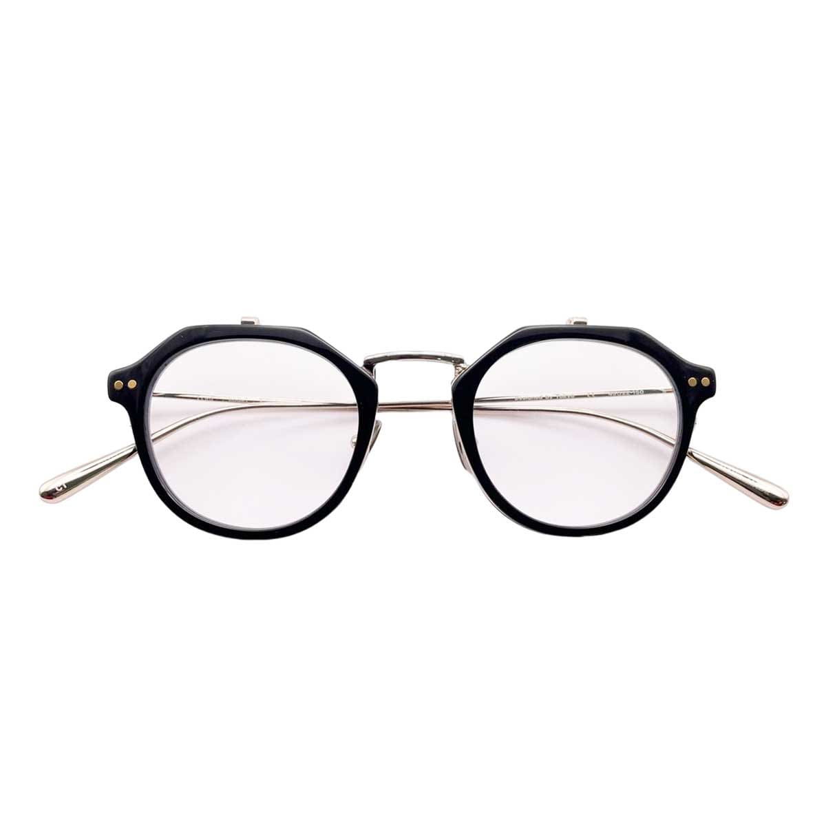 【アウトレット品】（TRAD）Rue C3：Half Green × Gold [ クラウンパント型 / 跳ね上げレンズ / チタン / レンズ交換可 ]