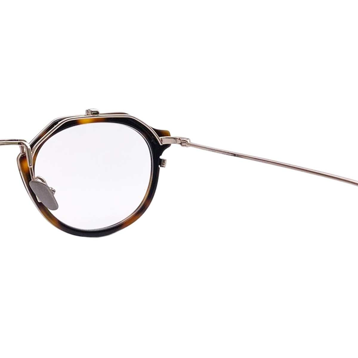 【アウトレット品】（TRAD）Rue C3：Half Green × Gold [ クラウンパント型 / 跳ね上げレンズ / チタン / レンズ交換可 ]
