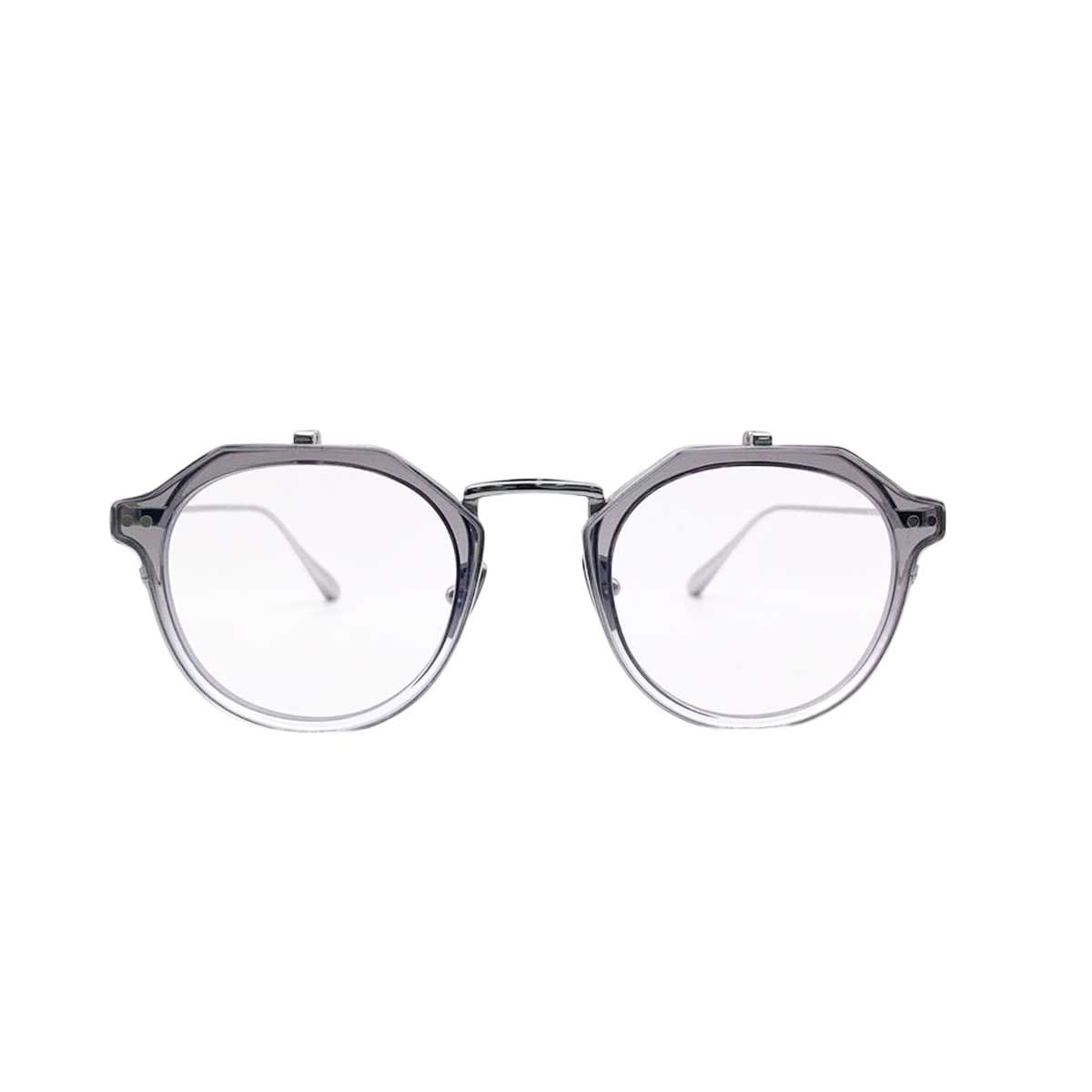 【アウトレット品】（TRAD）Rue C3：Half Green × Gold [ クラウンパント型 / 跳ね上げレンズ / チタン / レンズ交換可 ]