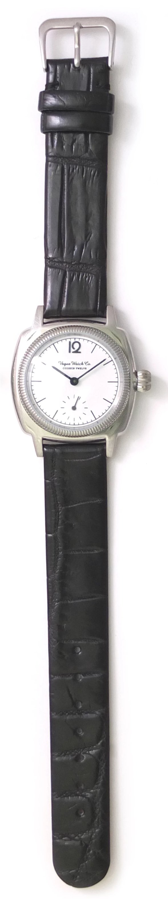 （Vague Watch Co.）Coussin 12 Croco[クロコダイルベルト / アンティーク腕時計]