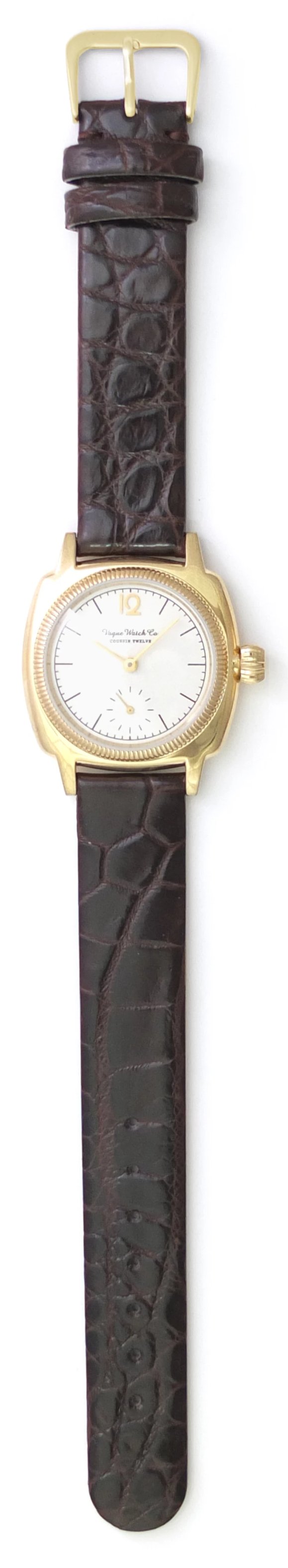 （Vague Watch Co.）Coussin 12 Croco[クロコダイルベルト / アンティーク腕時計]