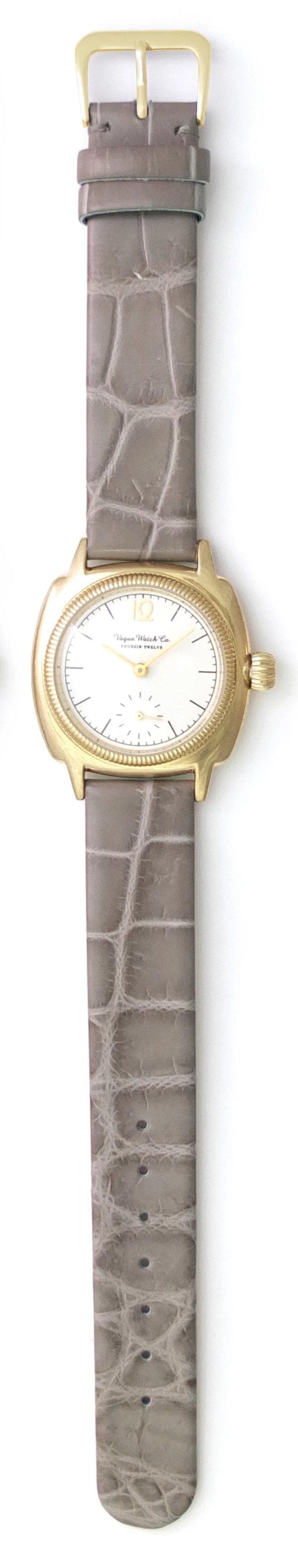 （Vague Watch Co.）Coussin 12 Croco[クロコダイルベルト / アンティーク腕時計]