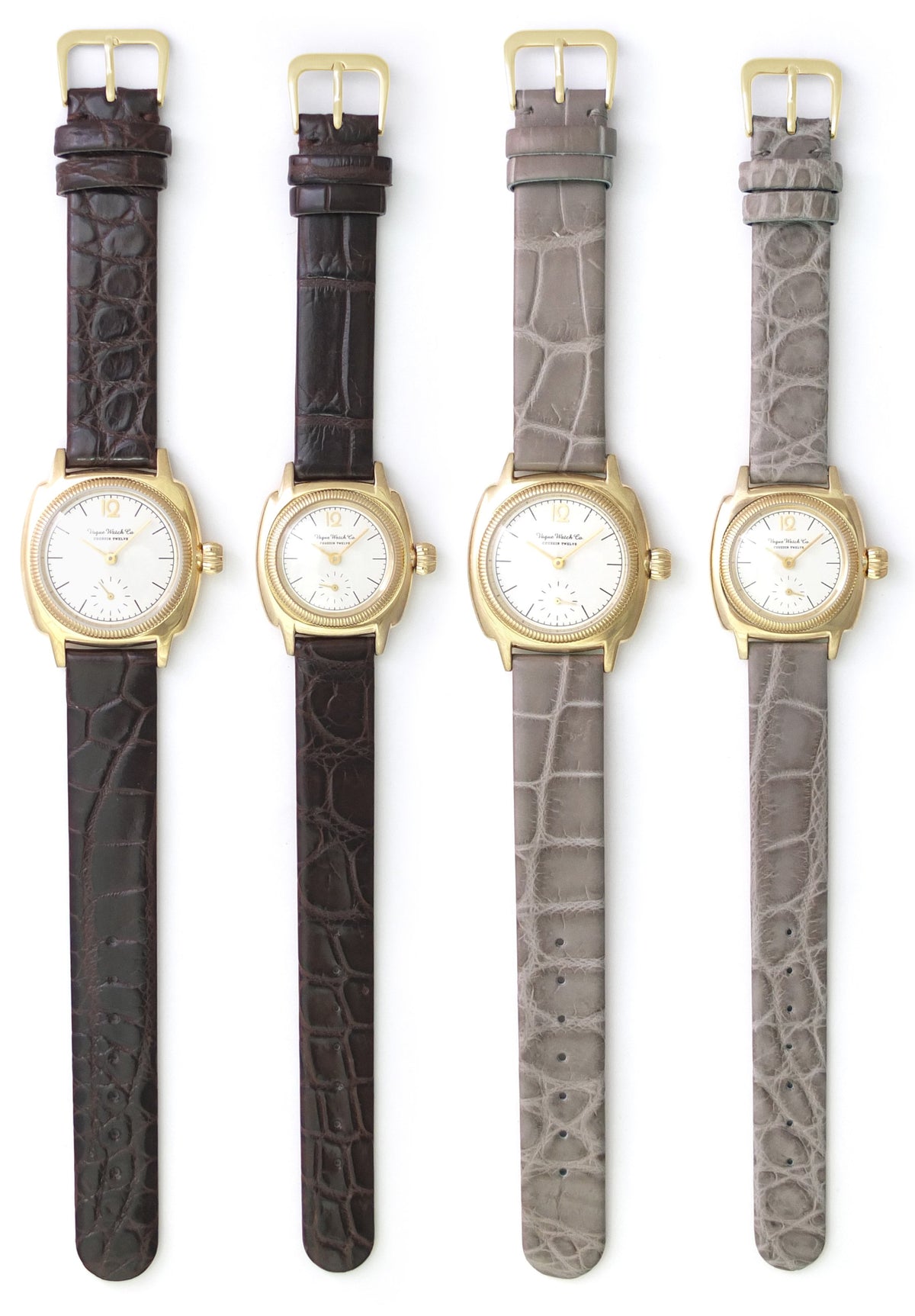 （Vague Watch Co.）Coussin 12 Croco[クロコダイルベルト / アンティーク腕時計]