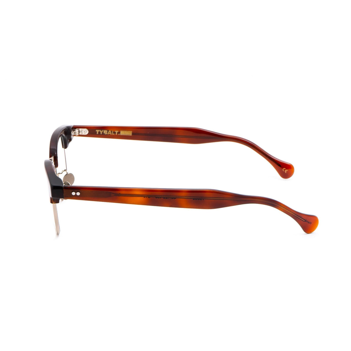 【アウトレット品】（TYBALT）Banquo C5：BROWN DEMI × GREEN [ ブロー型 / アセテート / サングラスレンズ / レンズ交換可 ]