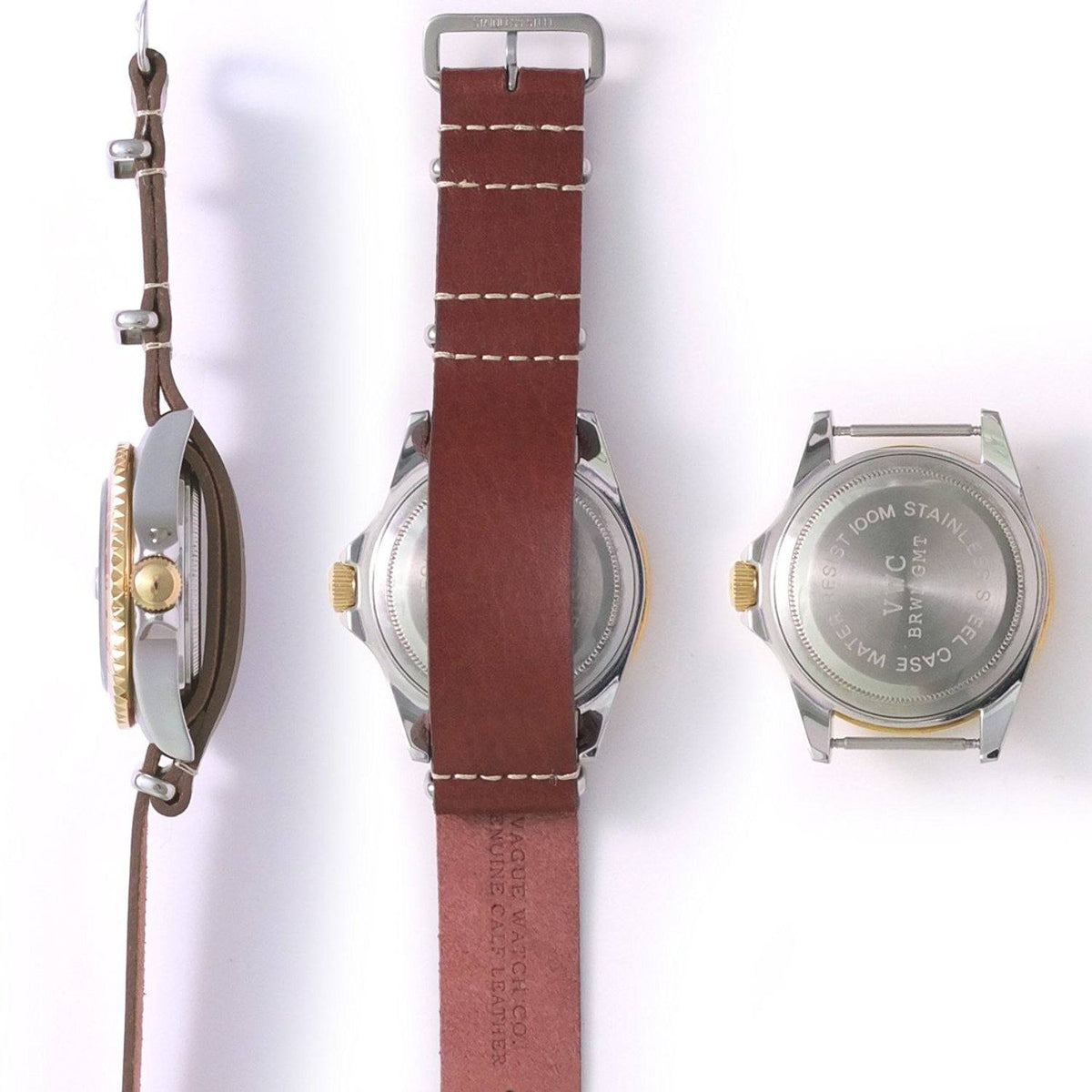 (Vague Watch Co.) BRWN GMT [앤틱 시계]