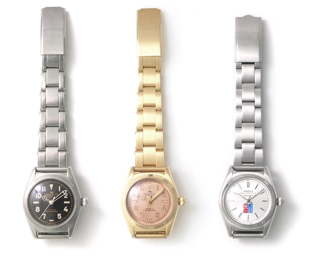 (Vague Watch Co.) Vabble [ 골동품 시계 / 방수 성능을 가진 자동 감기 시계 / 스테인리스 ]
